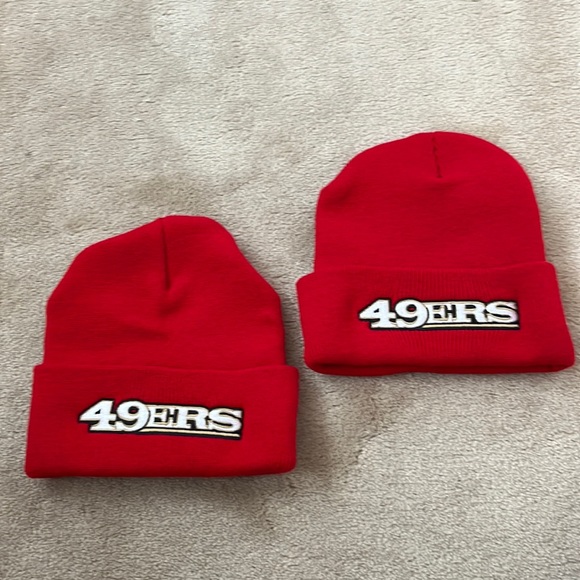 Red SF 49er beanie - Picture 1 of 2